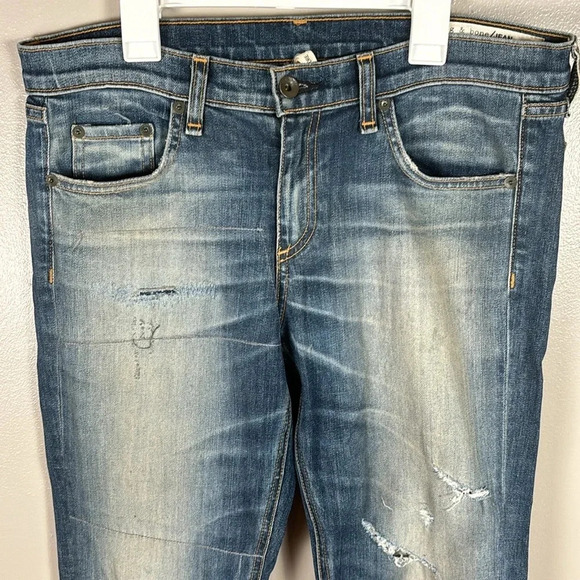Rag & Bone The Dre Straight Leg Denim Jeans - Picture 2 of 9